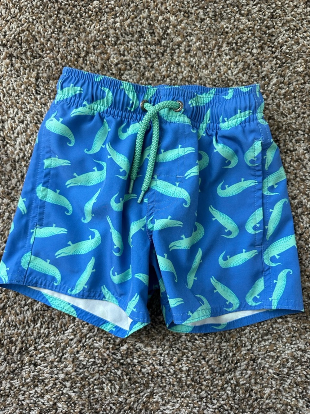 Kids Class Club Gator Print Swim Trunks
